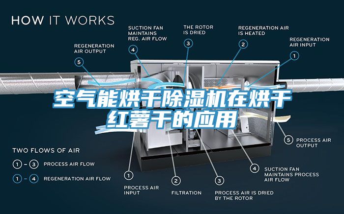 空氣能烘干除濕機在烘干紅薯干的應用