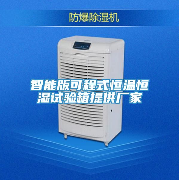 智能版可程式恒溫恒濕試驗箱提供廠(chǎng)家