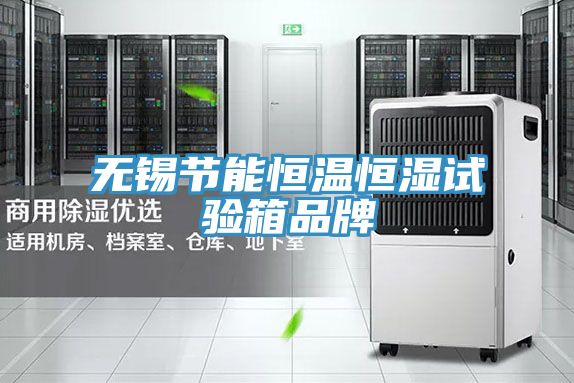 無(wú)錫節能恒溫恒濕試驗箱品牌