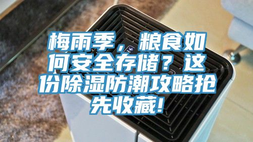 梅雨季，糧食如何安全存儲？這份除濕防潮攻略搶先收藏!