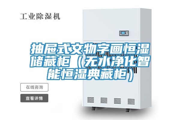 抽屜式文物字畫(huà)恒濕儲藏柜（無(wú)水凈化智能恒濕典藏柜）