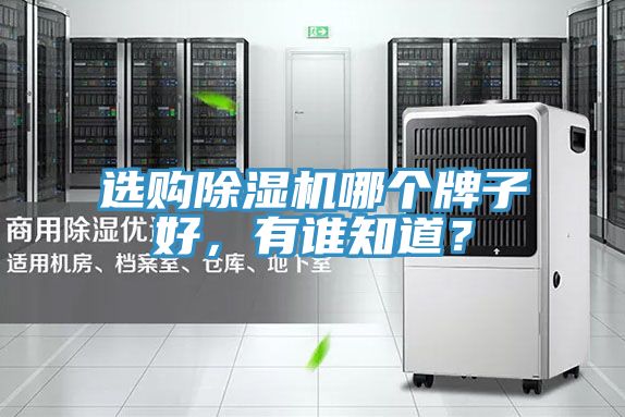 選購除濕機哪個(gè)牌子好，有誰(shuí)知道？