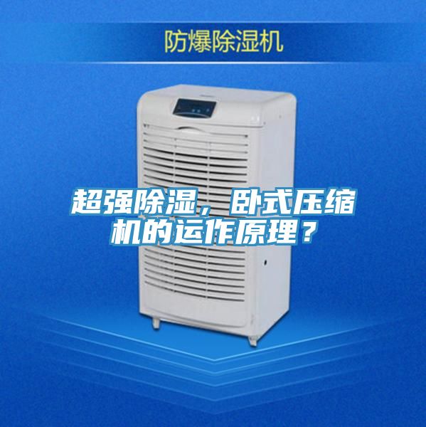超強除濕，臥式壓縮機的運作原理？