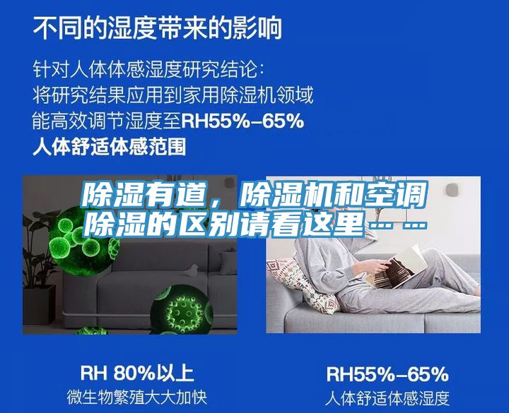 除濕有道，除濕機和空調除濕的區別請看這里……