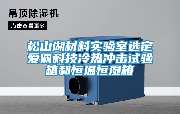 松山湖材料實(shí)驗室選定愛(ài)佩科技冷熱沖擊試驗箱和恒溫恒濕箱