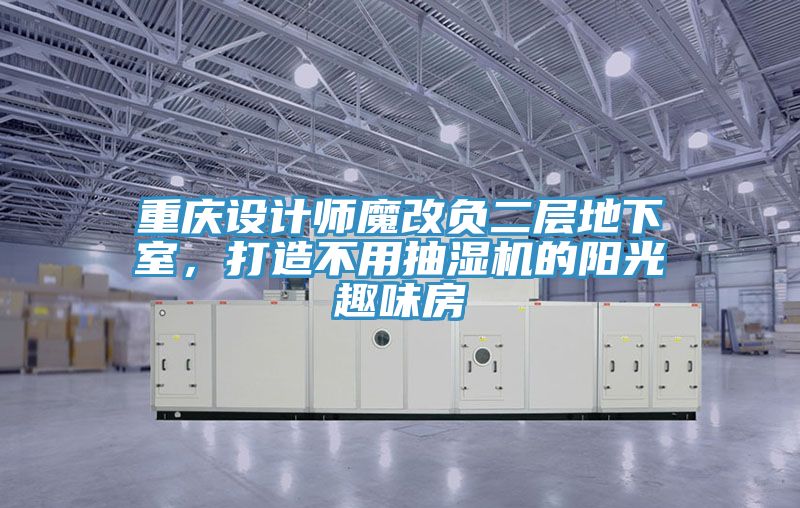 重慶設計師魔改負二層地下室，打造不用抽濕機的陽(yáng)光趣味房