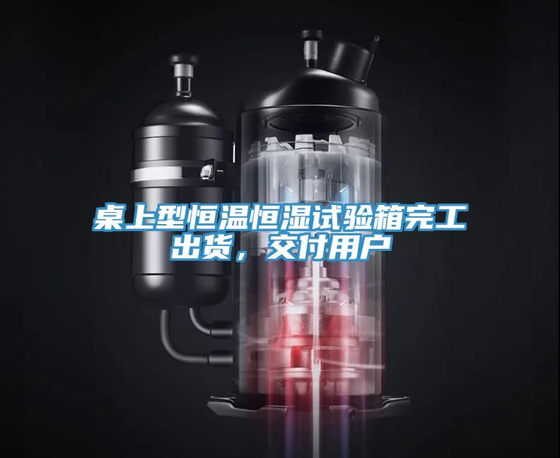 桌上型恒溫恒濕試驗箱完工出貨，交付用戶(hù)