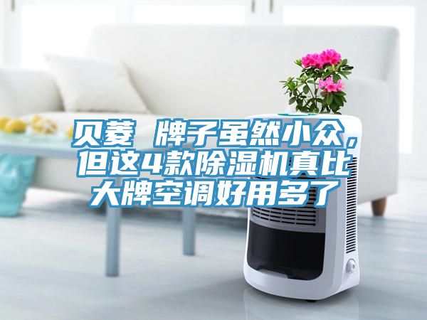 貝菱 牌子雖然小眾，但這4款除濕機真比大牌空調好用多了