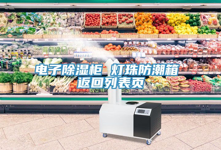 電子除濕柜 燈珠防潮箱 返回列表頁(yè)