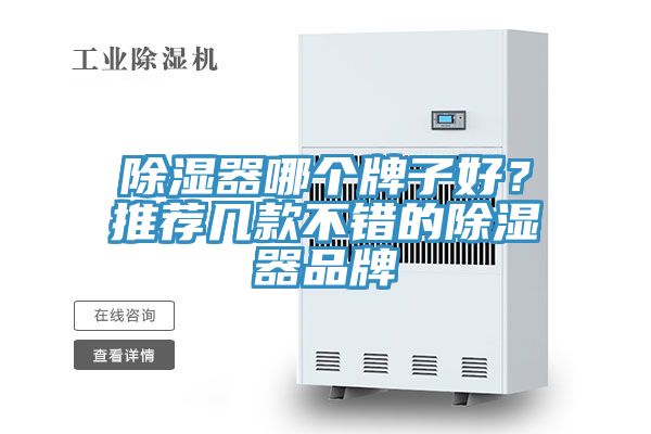 除濕器哪個(gè)牌子好？推薦幾款不錯的除濕器品牌