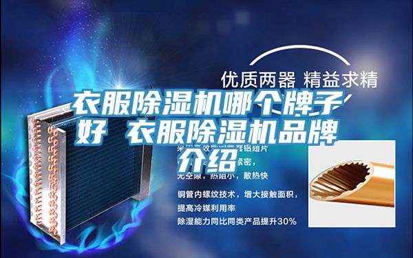 衣服除濕機哪個(gè)牌子好 衣服除濕機品牌介紹
