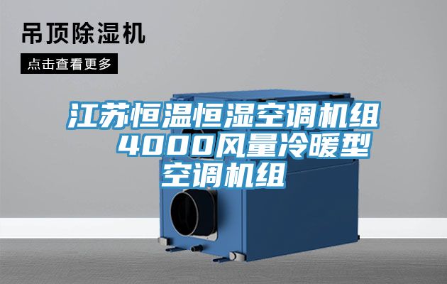 江蘇恒溫恒濕空調機組  4000風(fēng)量冷暖型空調機組