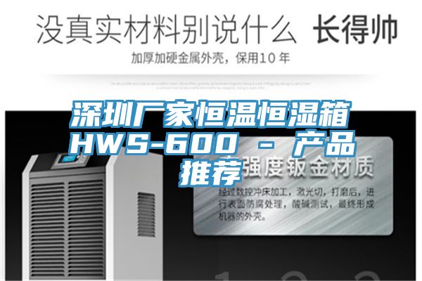深圳廠(chǎng)家恒溫恒濕箱HWS-600 - 產(chǎn)品推薦