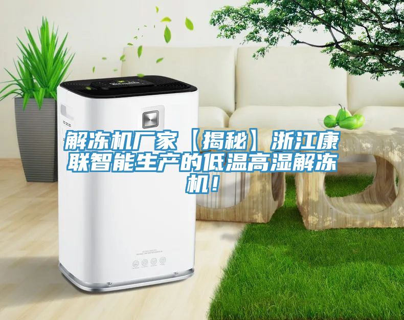 解凍機廠(chǎng)家【揭秘】浙江康聯(lián)智能生產(chǎn)的低溫高濕解凍機！
