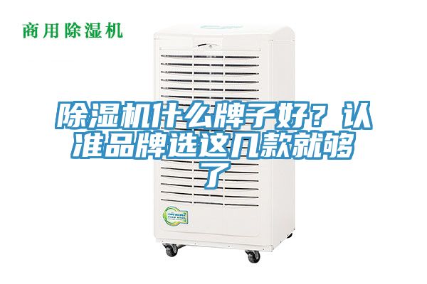 除濕機什么牌子好？認準品牌選這幾款就夠了