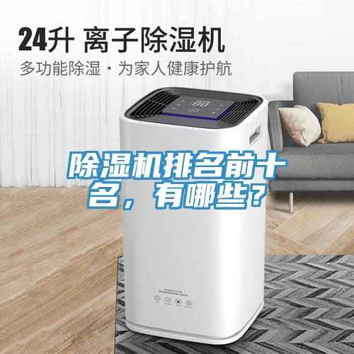 除濕機排名前十名，有哪些？
