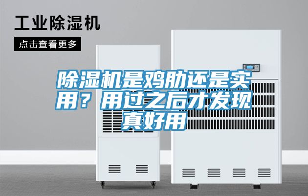 除濕機是雞肋還是實(shí)用？用過(guò)之后才發(fā)現真好用