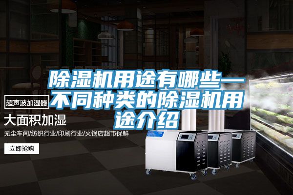 除濕機用途有哪些—不同種類(lèi)的除濕機用途介紹