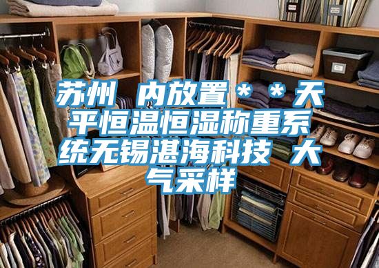 蘇州 內放置＊＊天平恒溫恒濕稱(chēng)重系統無(wú)錫湛?？萍?大氣采樣