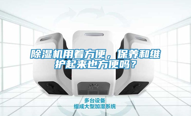 除濕機用著(zhù)方便，保養和維護起來(lái)也方便嗎？