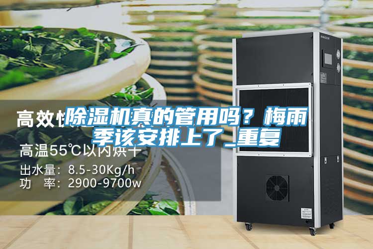 除濕機真的管用嗎？梅雨季該安排上了_重復