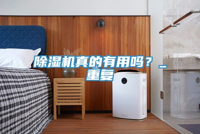 除濕機真的有用嗎？_重復