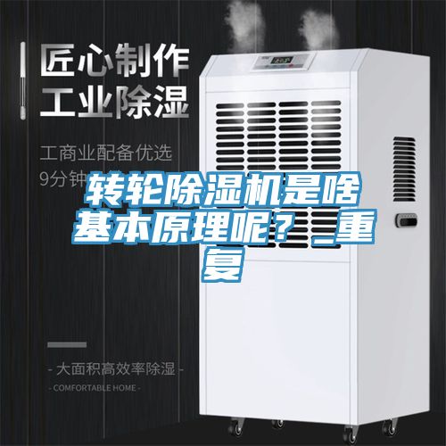轉輪除濕機是啥基本原理呢？_重復