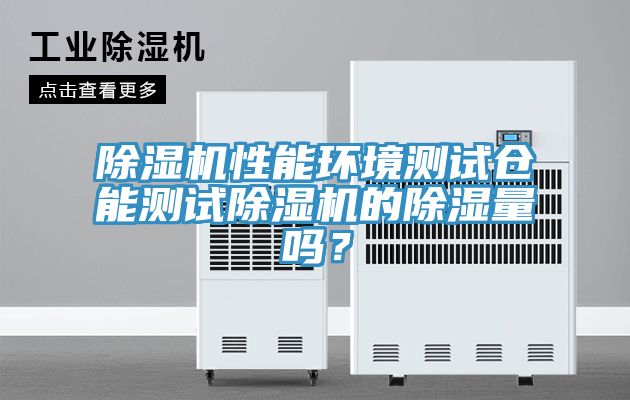 除濕機性能環(huán)境測試倉能測試除濕機的除濕量嗎？