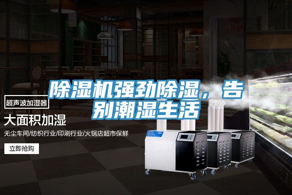 除濕機強勁除濕，告別潮濕生活