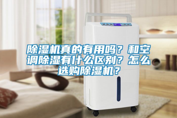 除濕機真的有用嗎？和空調除濕有什么區別？怎么選購除濕機？