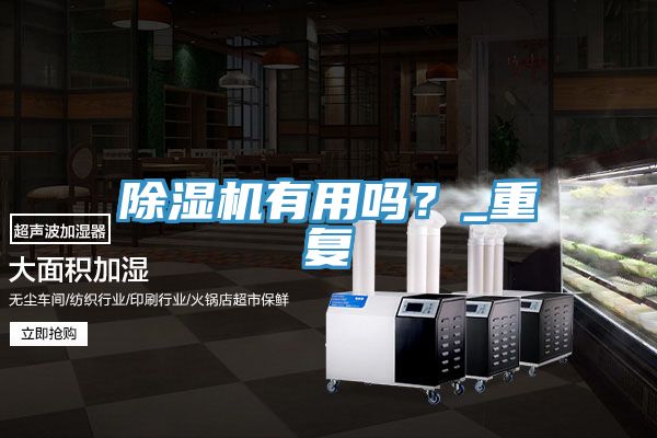 除濕機有用嗎？_重復