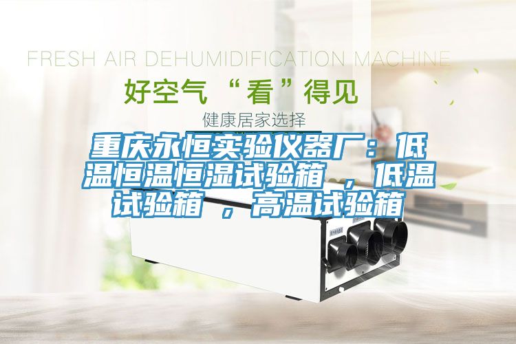 重慶永恒實(shí)驗儀器廠(chǎng)：低溫恒溫恒濕試驗箱 , 低溫試驗箱 , 高溫試驗箱