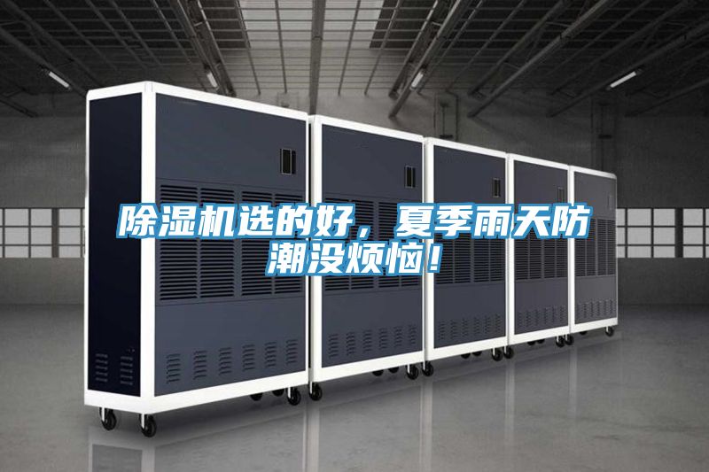 除濕機選的好，夏季雨天防潮沒(méi)煩惱！