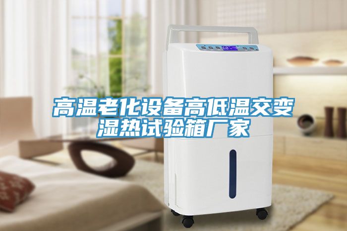 高溫老化設備高低溫交變濕熱試驗箱廠(chǎng)家