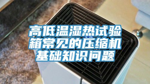 高低溫濕熱試驗箱常見(jiàn)的壓縮機基礎知識問(wèn)題