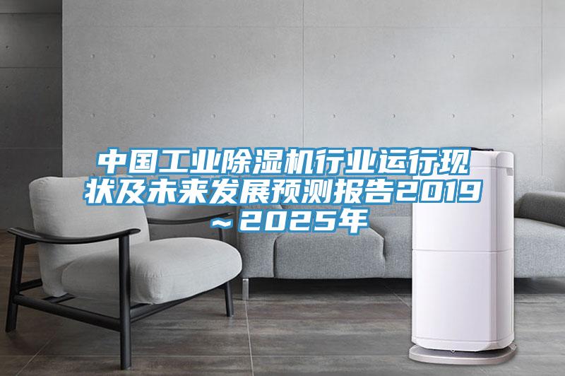 中國工業(yè)除濕機行業(yè)運行現狀及未來(lái)發(fā)展預測報告2019～2025年