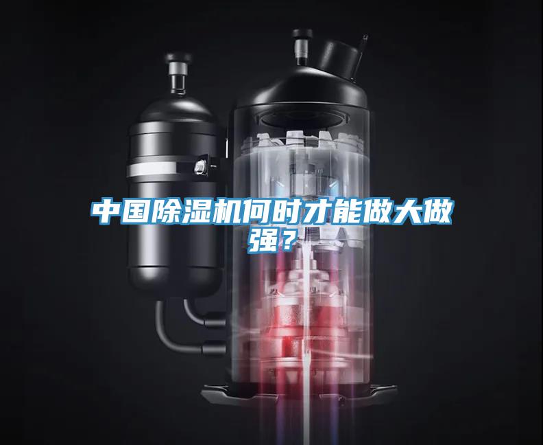 中國除濕機何時(shí)才能做大做強？