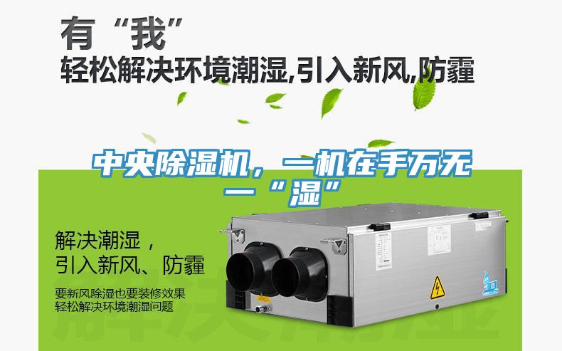 中央除濕機，一機在手萬(wàn)無(wú)一“濕”