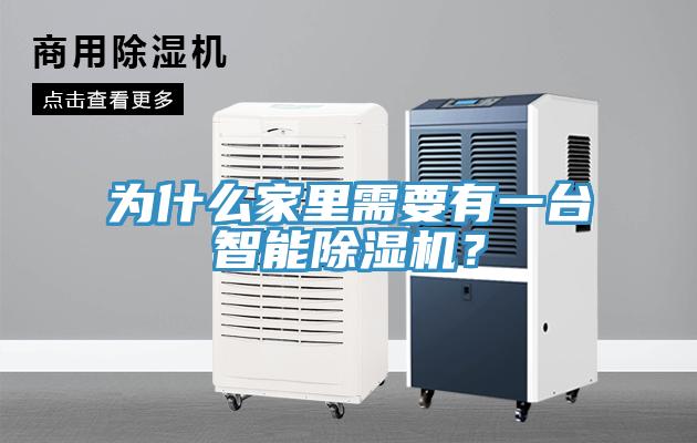 為什么家里需要有一臺智能除濕機？