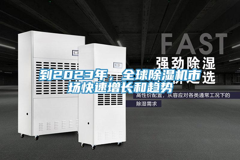 到2023年，全球除濕機市場(chǎng)快速增長(cháng)和趨勢