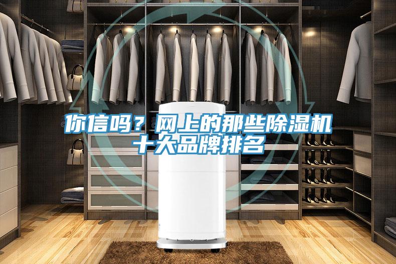 你信嗎？網(wǎng)上的那些除濕機十大品牌排名