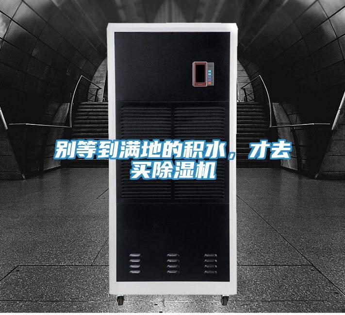 別等到滿(mǎn)地的積水，才去買(mǎi)除濕機