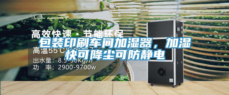 包裝印刷車(chē)間加濕器，加濕快可降塵可防靜電