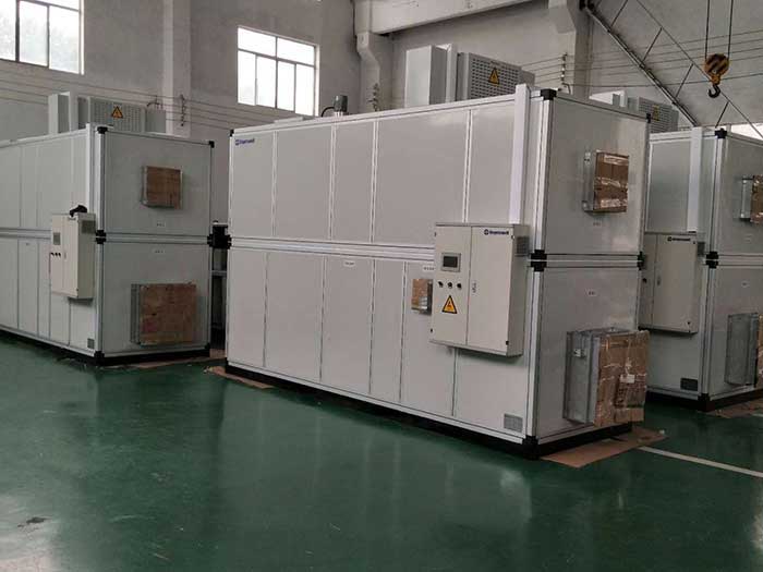 濟南銘威化工鋰電池鈷酸鋰零下40℃露點(diǎn)，三臺全新風(fēng)轉輪除濕機組